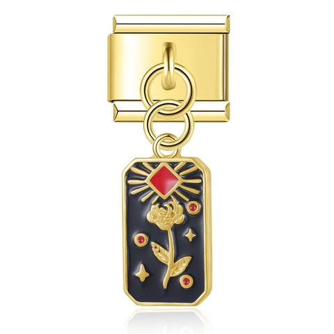 HANGING GOLD FLOWER | İtalyan Charm | CHARMIE