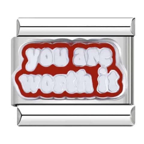 YOU ARE WORTH IT | İtalyan Charm | CHARMIE