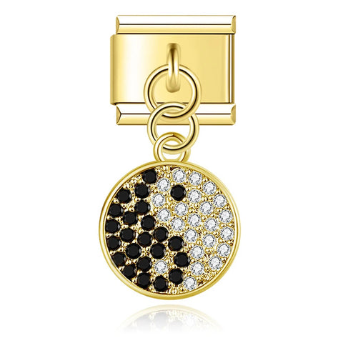 HANGING GOLD YING YANG | İtalyan Charm | CHARMIE