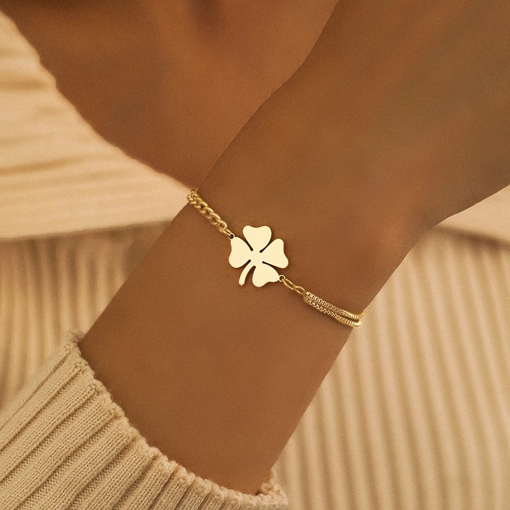 clover bracelet one leaf