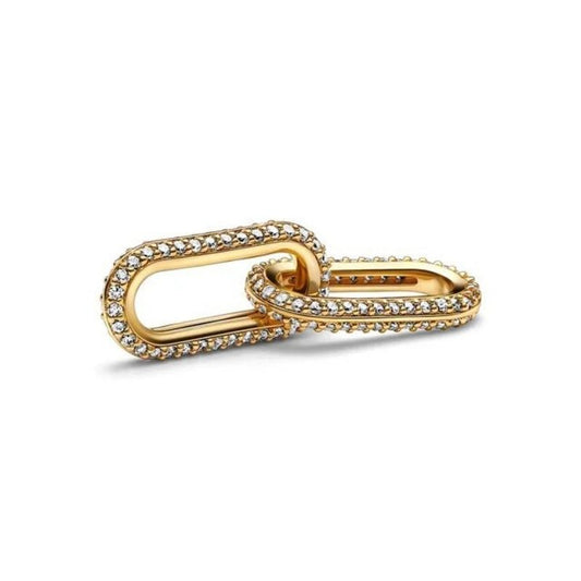 GOLD DIAMOND DOUBLE ELLIPSE | ME Charm | CHARMIE