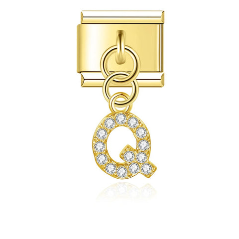 HANGING LETTER Q | İtalyan Charm | CHARMIE