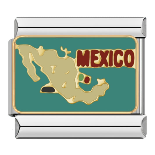 MEXICO MAP | İtalyan Charm | CHARMIE