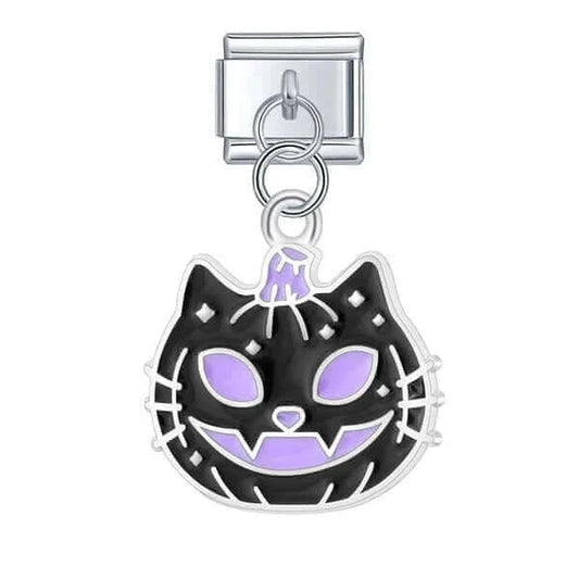 CAT O LANTERN (PURPLE) | İtalyan Charm | CHARMIE