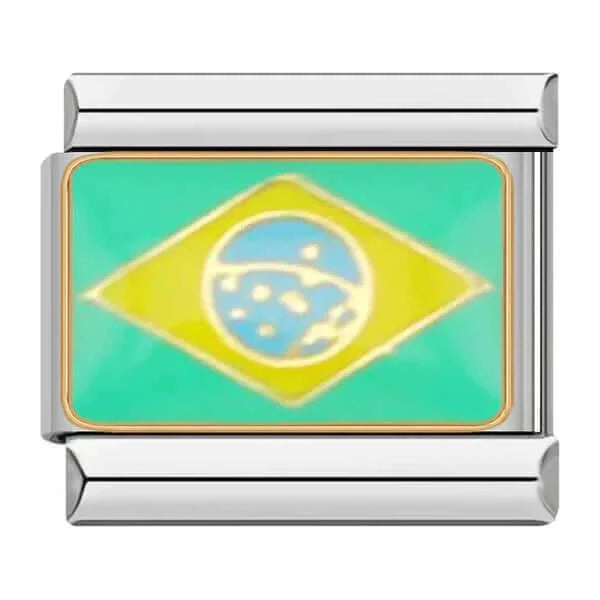 FLAG (BRAZIL) | İtalyan Charm | CHARMIE