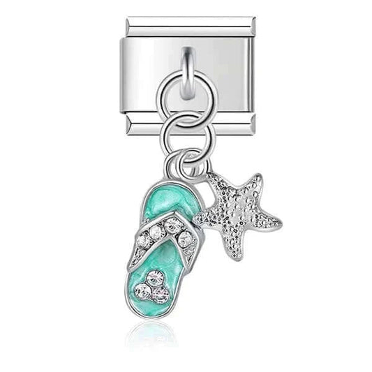 TRAVEL (FLIP-FLOP & STARFISH) | İtalyan Charm | CHARMIE